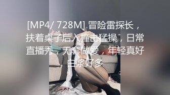 [MP4/ 728M] 冒险雷探长，扶着桌子后入撞击猛操，日常直播秀，无套做爱，年轻真好白浆好多