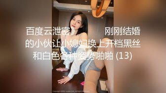 百度云泄密》☀️☀️刚刚结婚的小伙让小媳妇换上开档黑丝和白色各种姿势啪啪 (13)