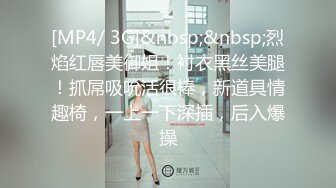 [MP4/ 3G]&nbsp;&nbsp;烈焰红唇美御姐！衬衣黑丝美腿！抓屌吸吮活很棒，新道具情趣椅，一上一下深插，后入爆操