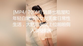 [MP4/ 700M] 简易出租屋和年轻白嫩微胖女友无套日常性生活，大肥屁股女上位啪啪侧入享受其中